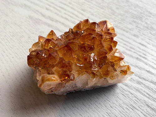 Charged Citrine Cluster