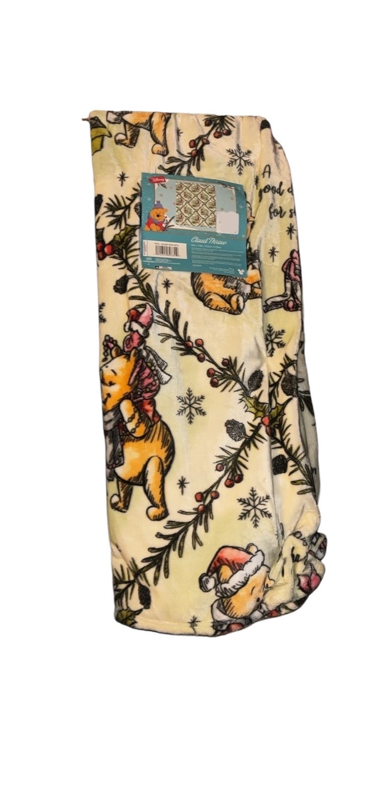 Winnie the Pooh Christmas blanket