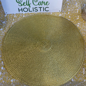 Round Gold Alter Cloth