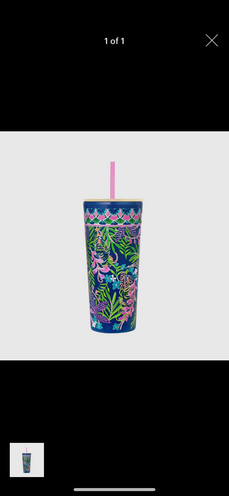 Lilly Pulitzer tumbler